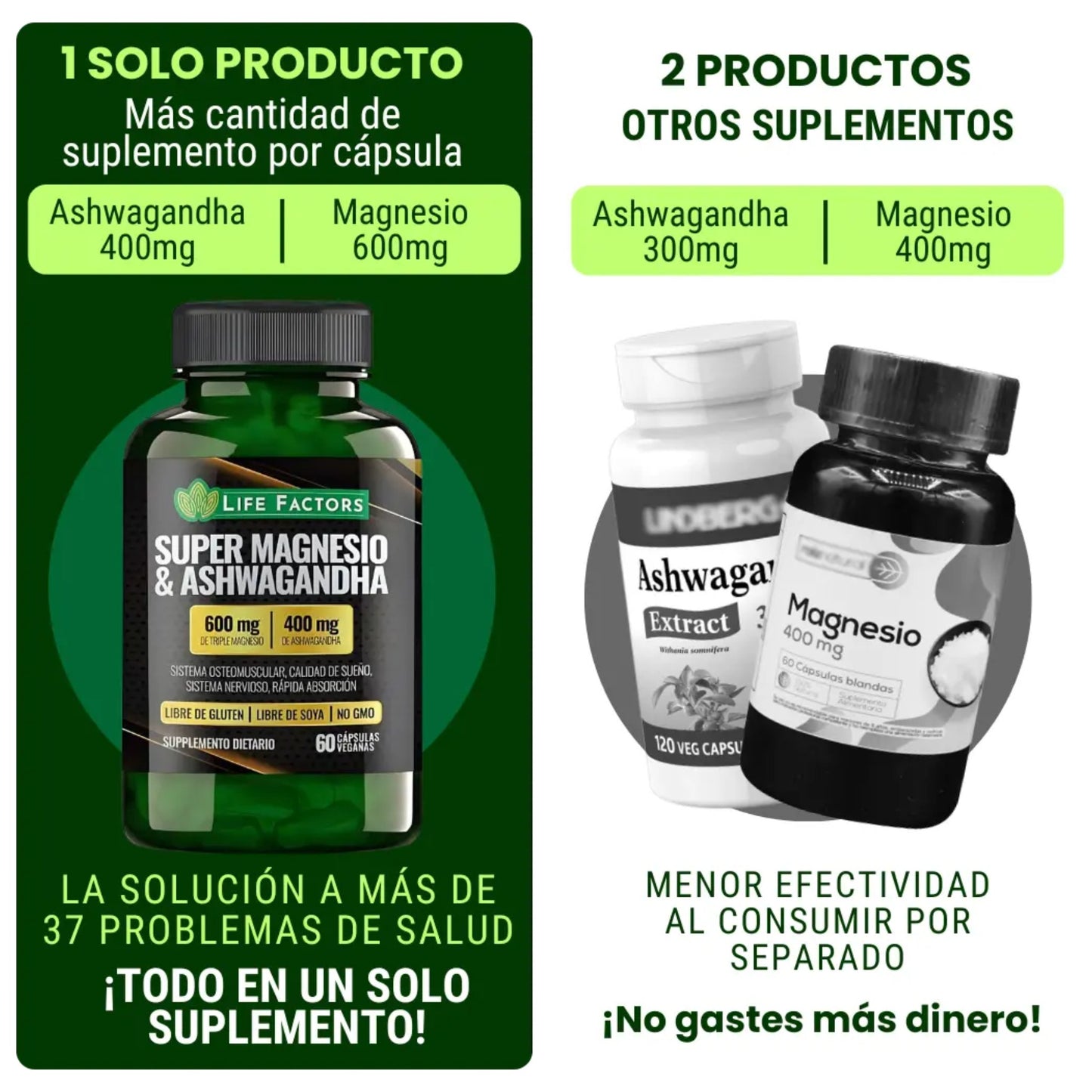 Super Magnesio & Ashwagandha™ ⚡ Fuerza interior, calma exterior