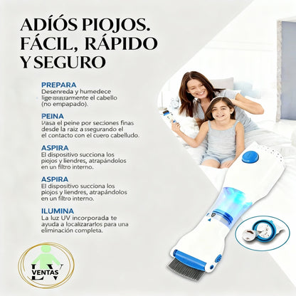 LiceOff™ PEINE ASPIRADORA QUITA PIOJOS LIENDRAS
