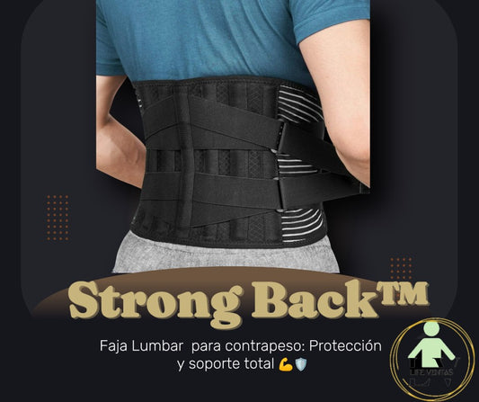 Strong Back™ FAJA LUMBAR PARA CONTRAPESO