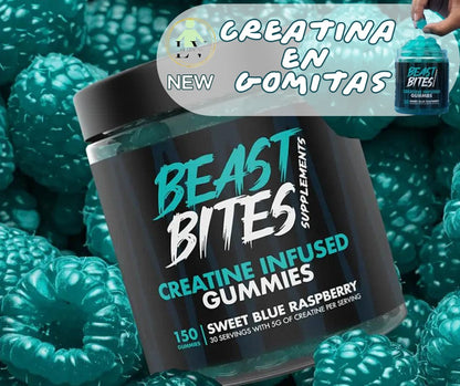 BEAST BITES- CREATINA EN GOMITAS