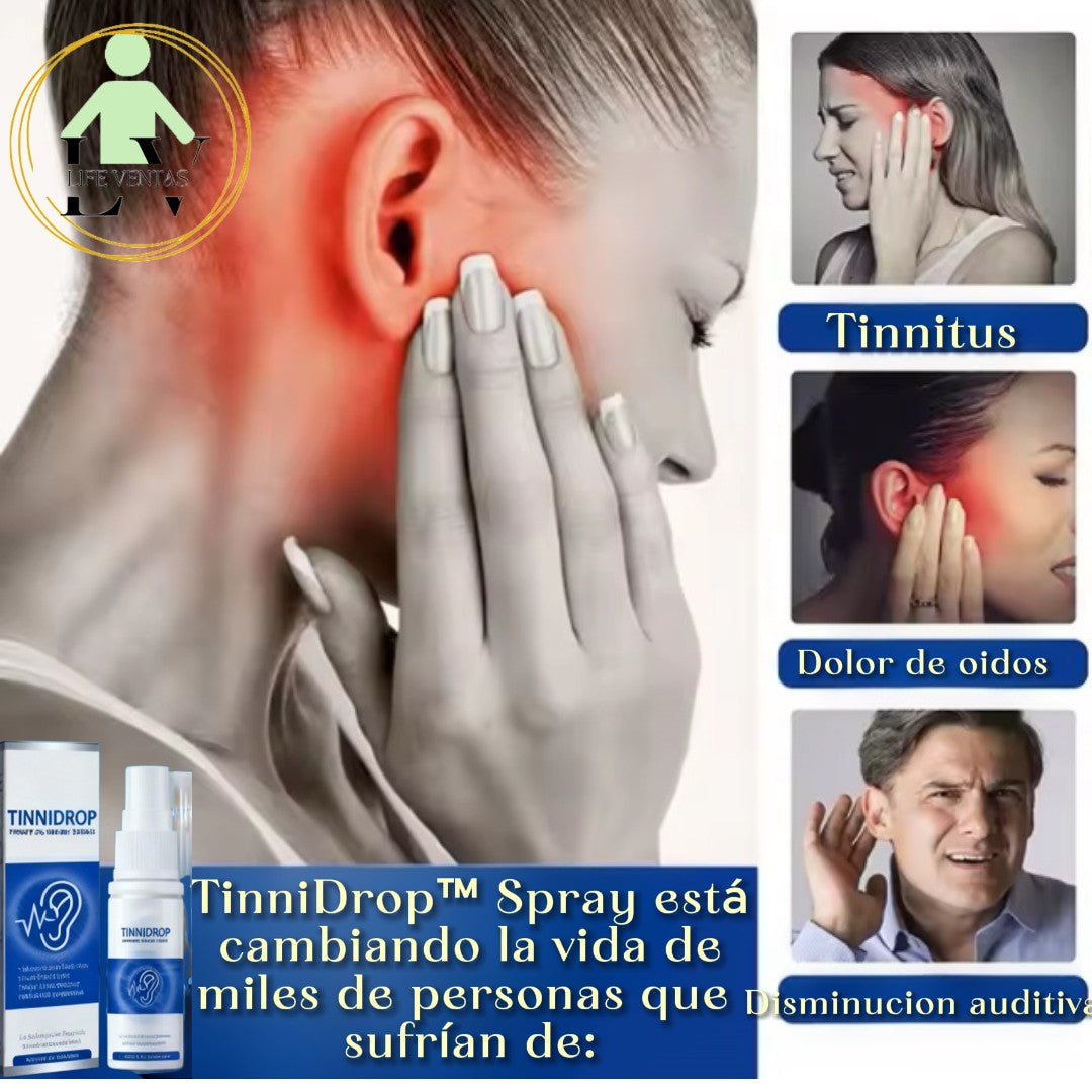 TinniDrop™ | Spray de calma auditiva