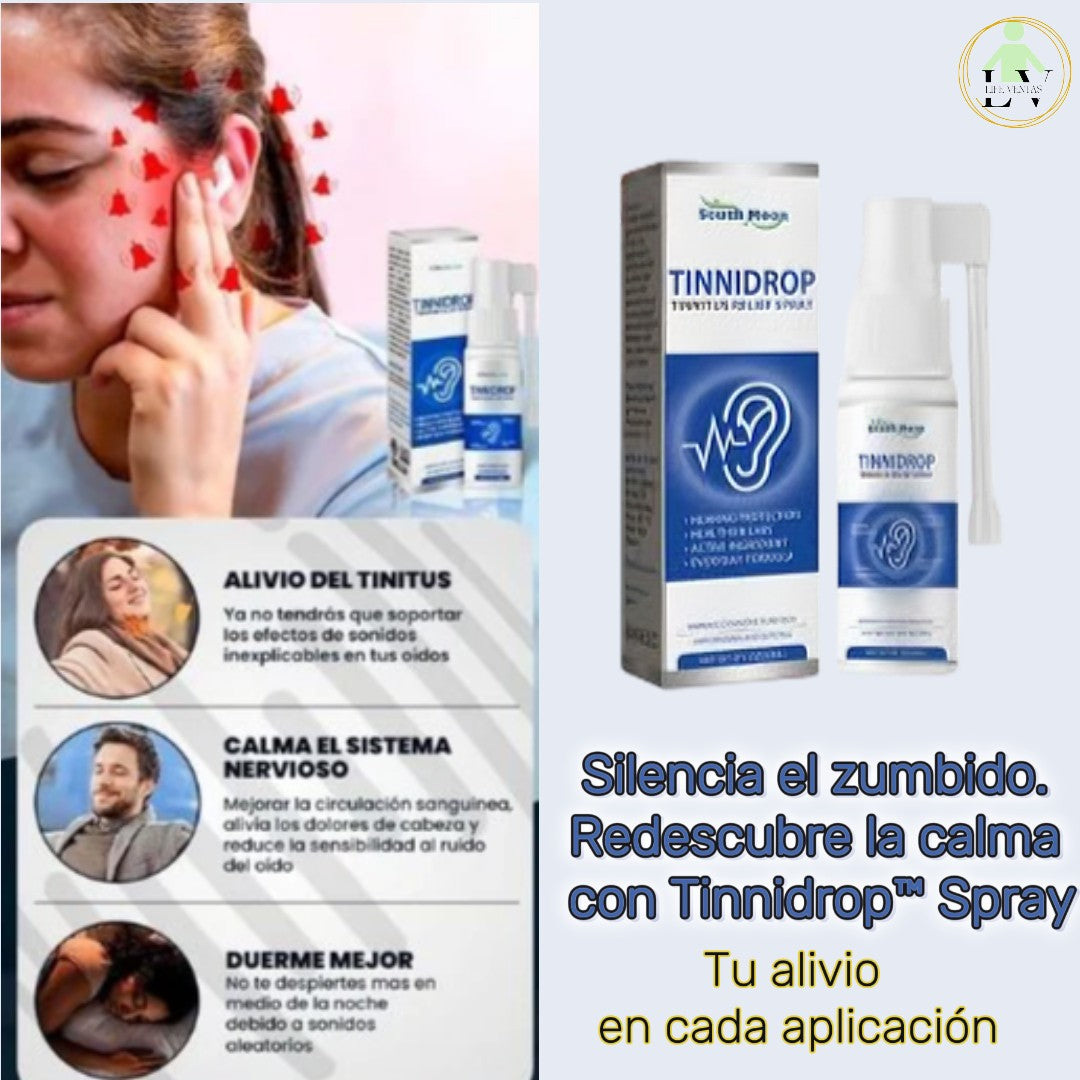 TinniDrop™ | Spray de calma auditiva
