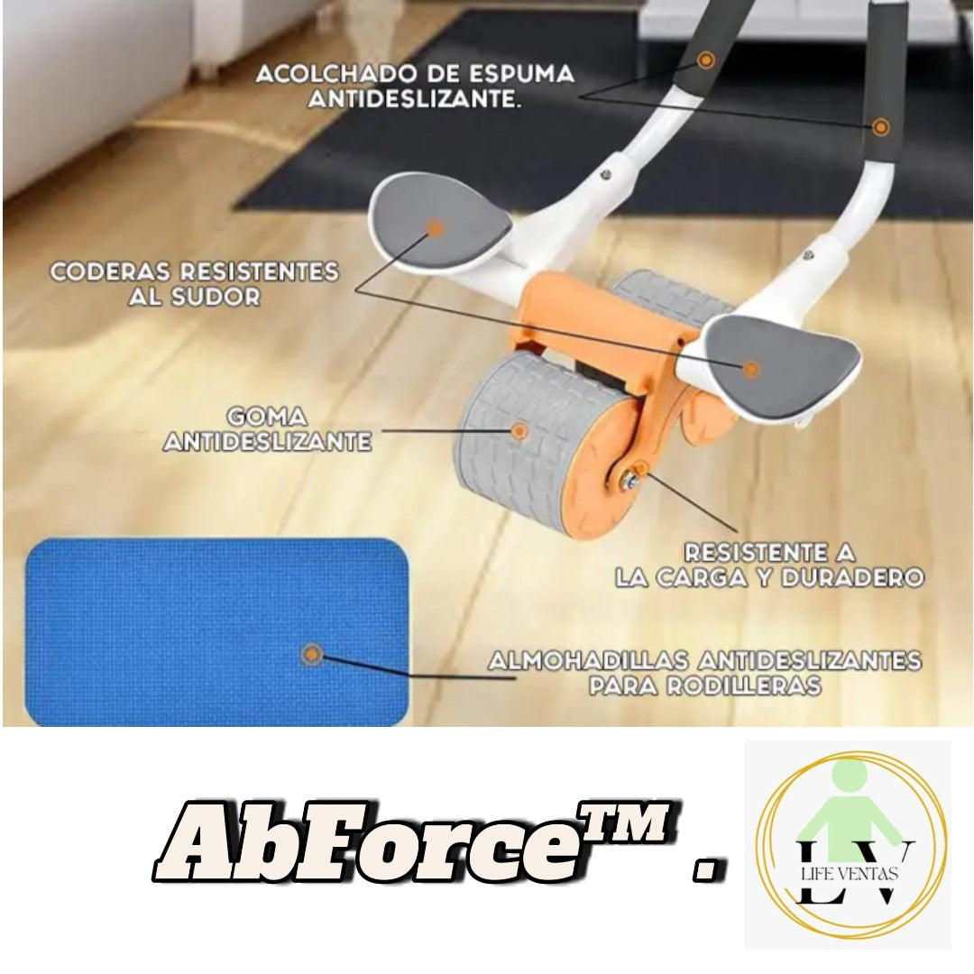 AbForce™  RUEDA ABDOMINAL+ ALFOMBRILLA REGALO