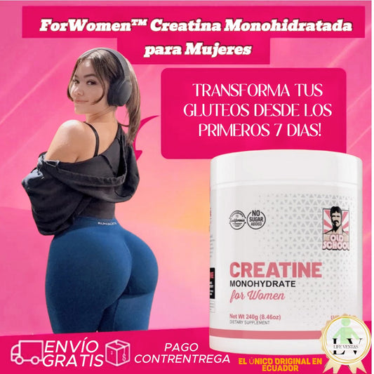 Creatina Monohidratada para MUJERES OLD SCHOOL