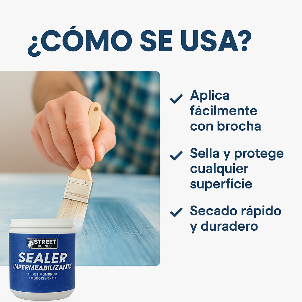 StreetShield™ Impermeabilizante Transparente Sellador