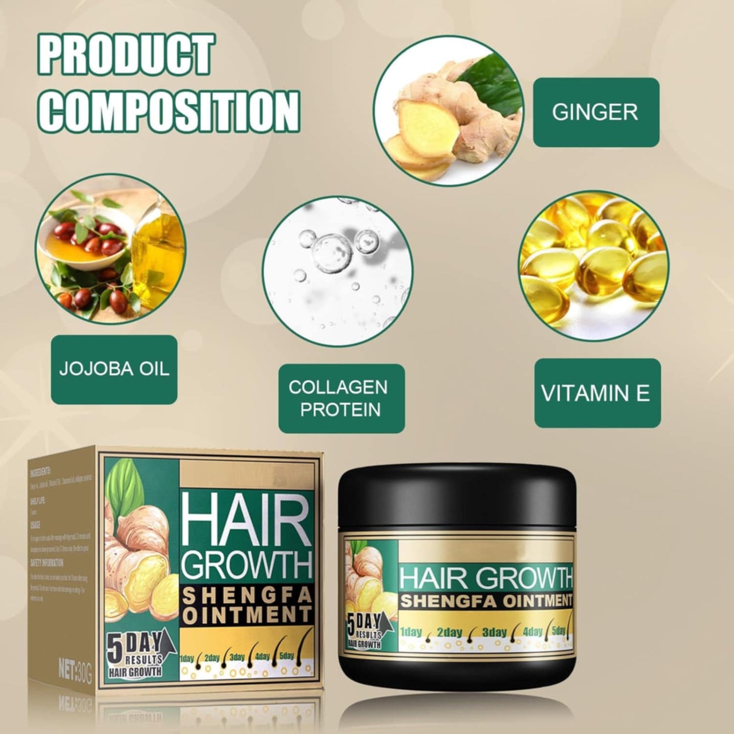 HairUp™ Crema para crecimiento del cabello